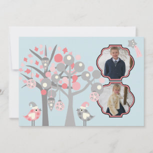 Adicionar Fotografias Cartão de Férias de Inverno 