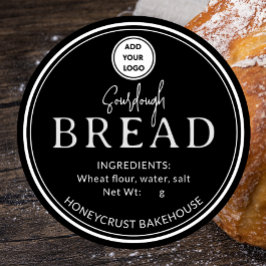 Adicionar logotipo à etiqueta de pão de massa azed