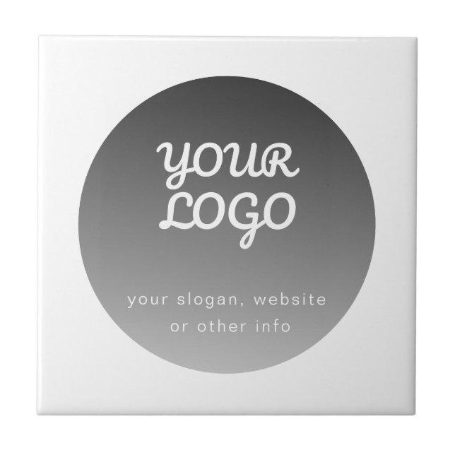 Adicionar logotipo | Borda Branca com Gradiente de (Frente)