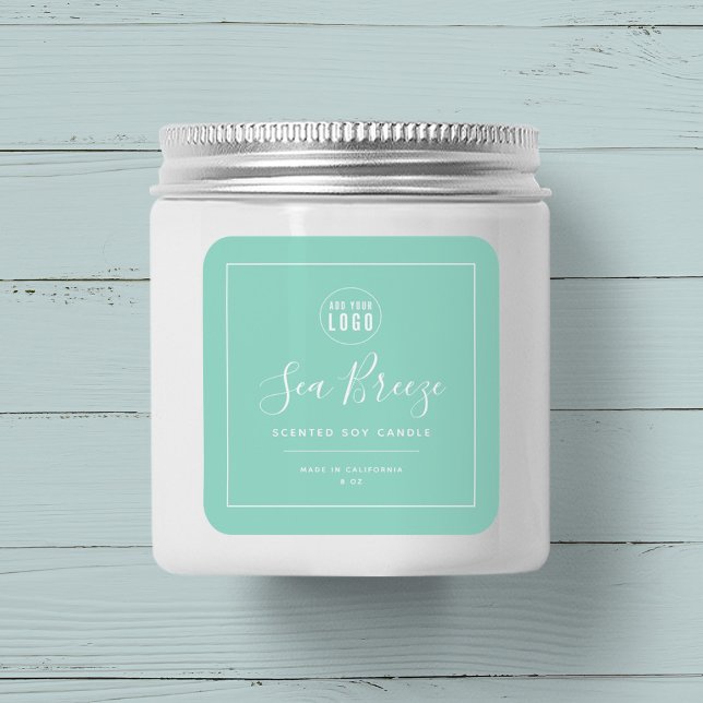 Adicionar logotipo Borda branca Etiqueta de produt (Criador carregado)