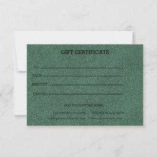 Adicionar logotipo Certificado de presente comerci