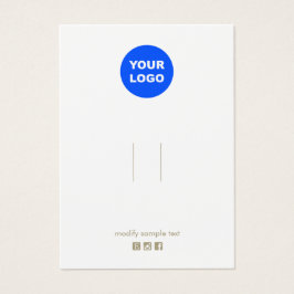 Adicionar logotipo Clipe de Cabelo Branco Barrette