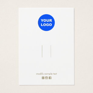 Adicionar logotipo Clipe de Cabelo Branco Barrette