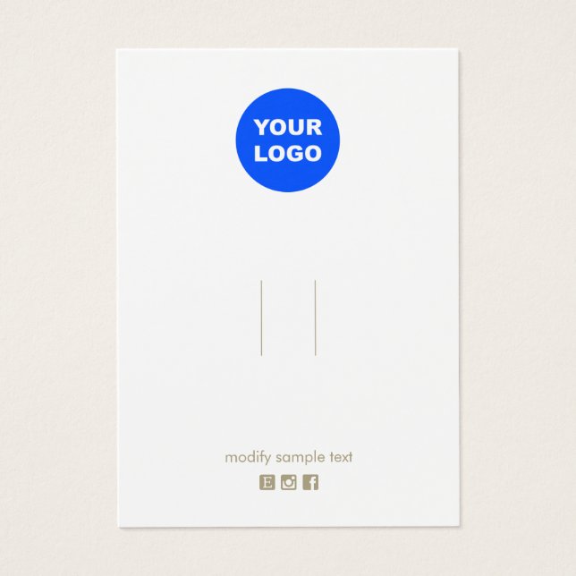 Adicionar logotipo Clipe de Cabelo Branco Barrette (Frente)