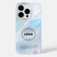 Adicionar logotipo comercial holográfico corporati