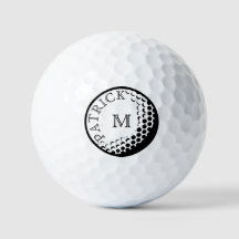 Adicionar nome e inicial a estas bolas de golfe