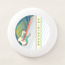 Adicionar Nome Legal Branca Moderna e Violão Elétr