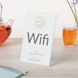 Adicionar O Logotipo Wifi - Senha Branco