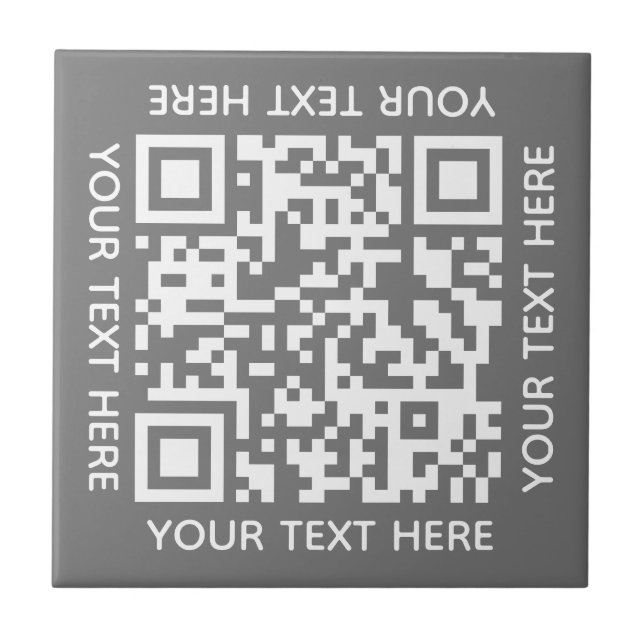Adicionar o seu próprio texto de código QR Analisa (Frente)