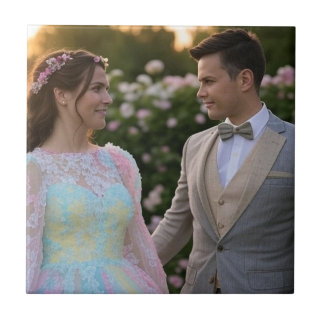 Adicionar Personalização de Foto de Casamento (Frente)