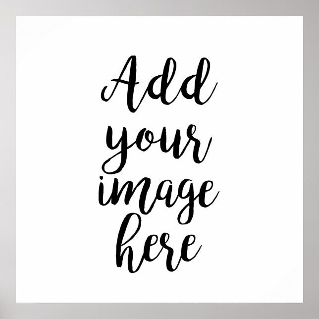 adicionar poster personalizável de imagem (Frente)