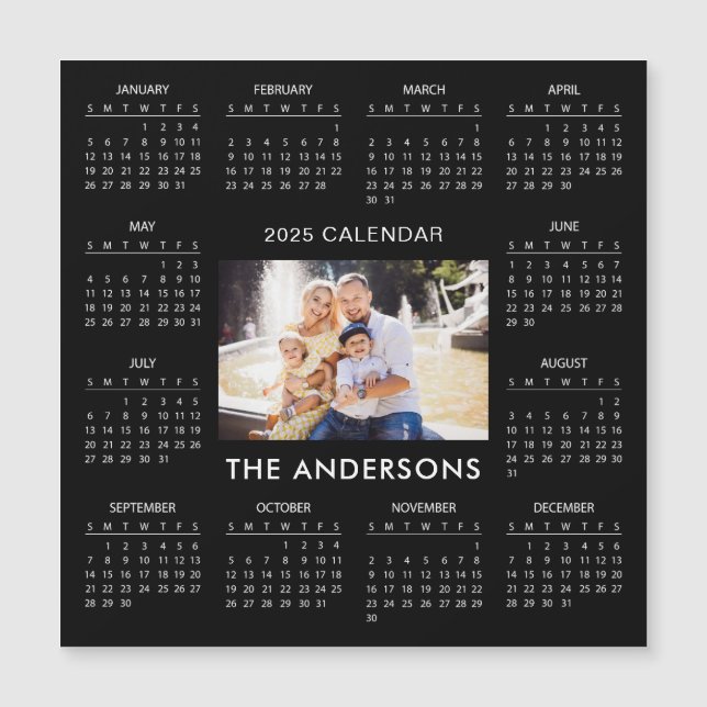 Adicionar seu Calendário de Foto da Família 2025 | (Frente)