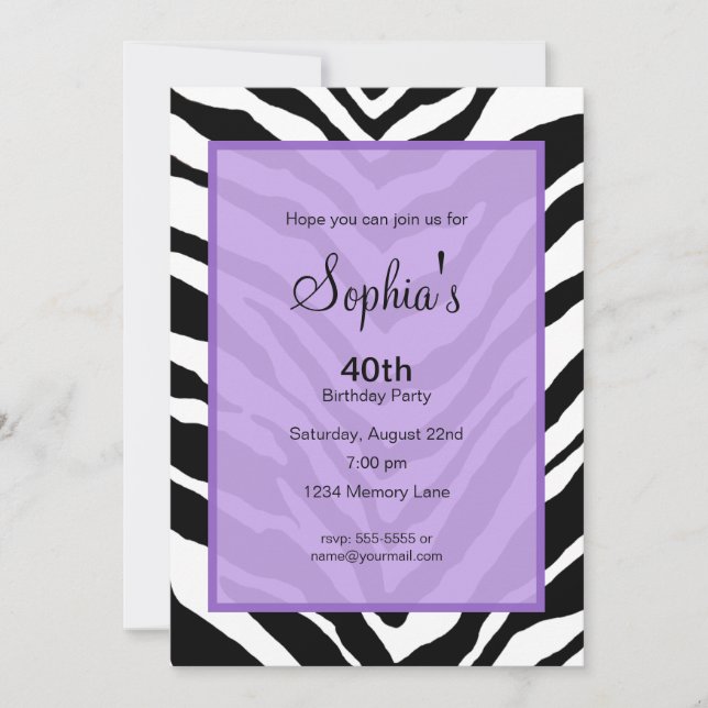 Adicionar Seu Convite De Aniversário De Idade (Frente)