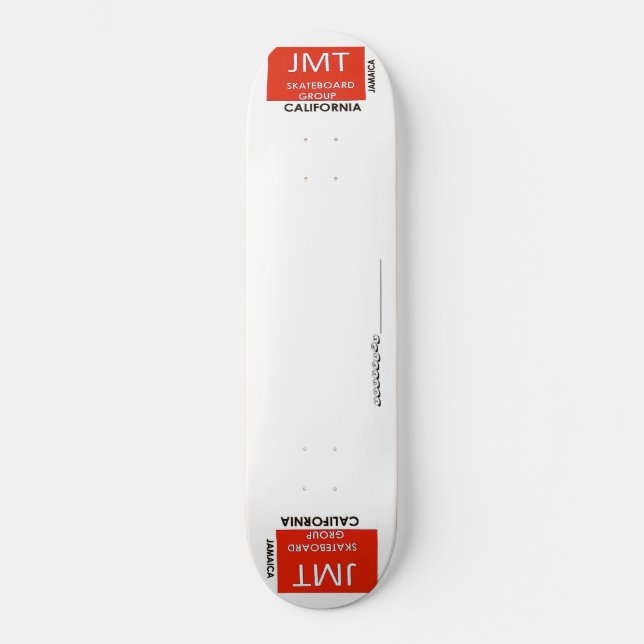ADICIONAR SEU NOME JMT 8 1/4" Folha de skate (Frente)