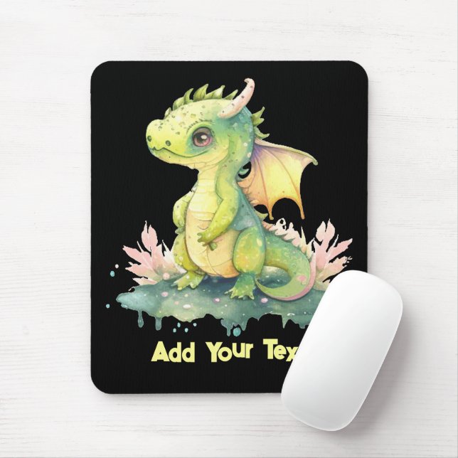 Adicionar seu texto- Mousepad (Com mouse)