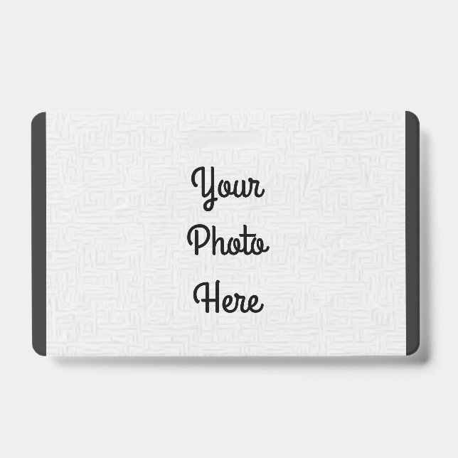 Adicionar sua foto/Design - Crachá (Front)