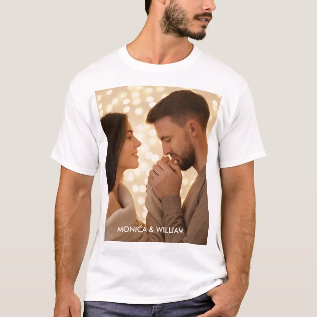 Adicionar Sua Própria Camisa De Foto Personalizada (Frente)