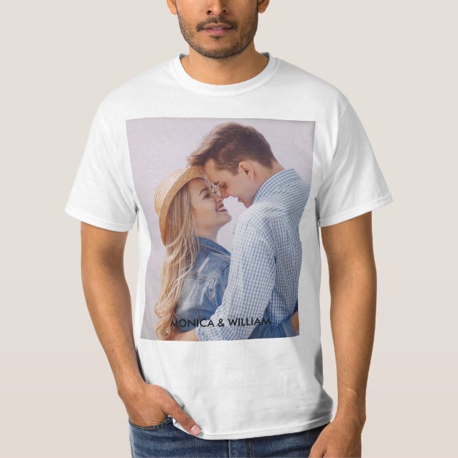 Adicionar Sua Própria Camisa De Foto Personalizada (Frente)