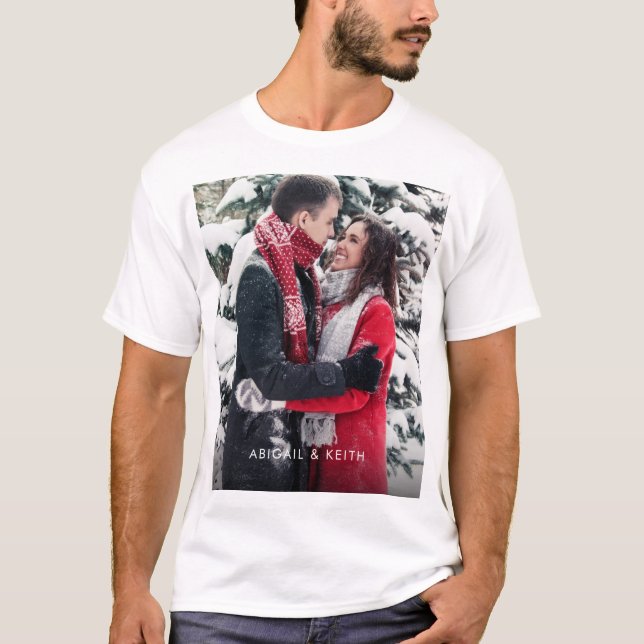 Adicionar Sua Própria Camisa Fotográfica Personali (Frente)