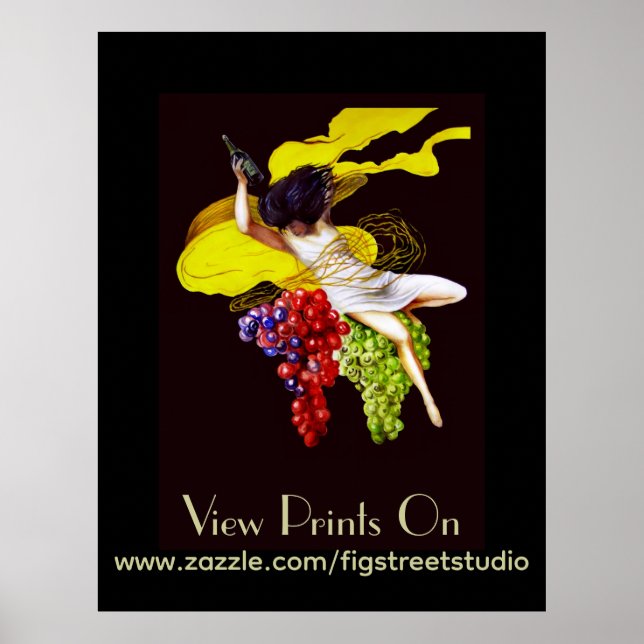 Adicionar texto a Posters de dama de vinheta masti (Frente)