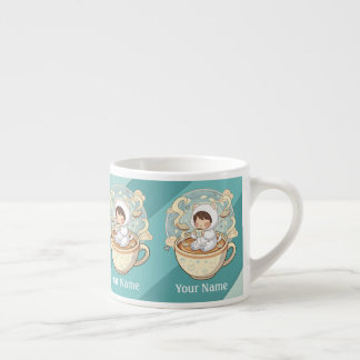 Adicionar Texto Caneca de Espresso Gato Mini Prese