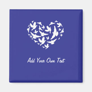 Adicionar texto e personalizar Imã de geladeira az