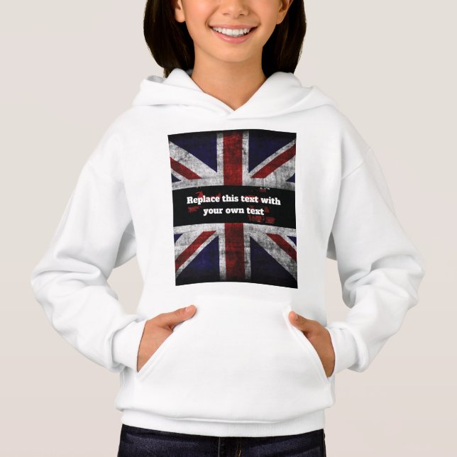 Adicionar texto na Almofada da bandeira inglesa (Frente)