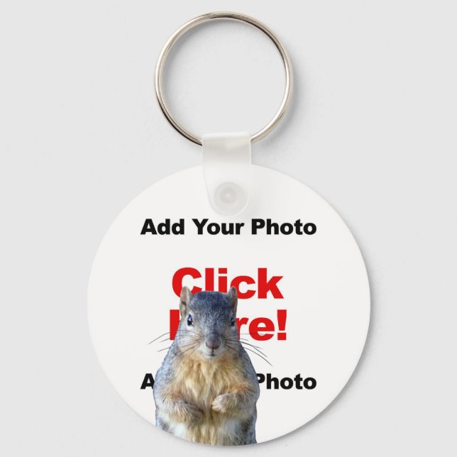 Adicionar Um Chaveiro de Fotografia Personalizada  (Frente)