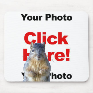 Adicionar um mousepad personalizado com um esquilo