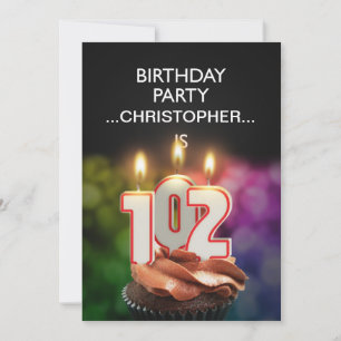 Adicionar um nome, 102º Convite de aniversário
