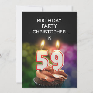 Adicionar um nome, 59º Convite de aniversário