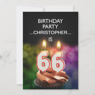 Adicionar um nome, 66º Convite de aniversário