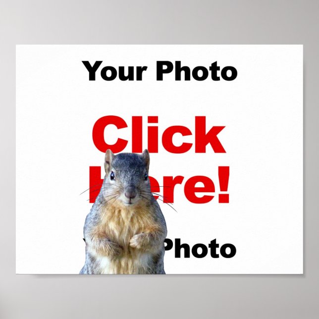 Adicionar Um Poster de Fotografia Personalizada De (Frente)