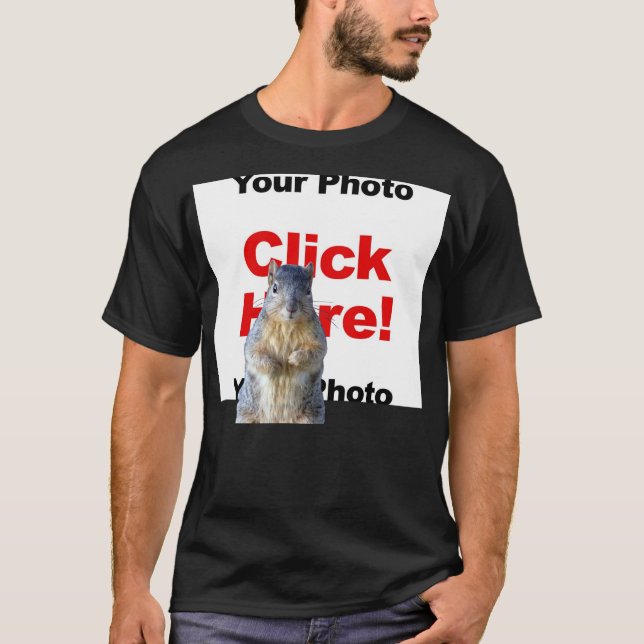 Adicionar uma camiseta personalizada com foto de e (Frente)
