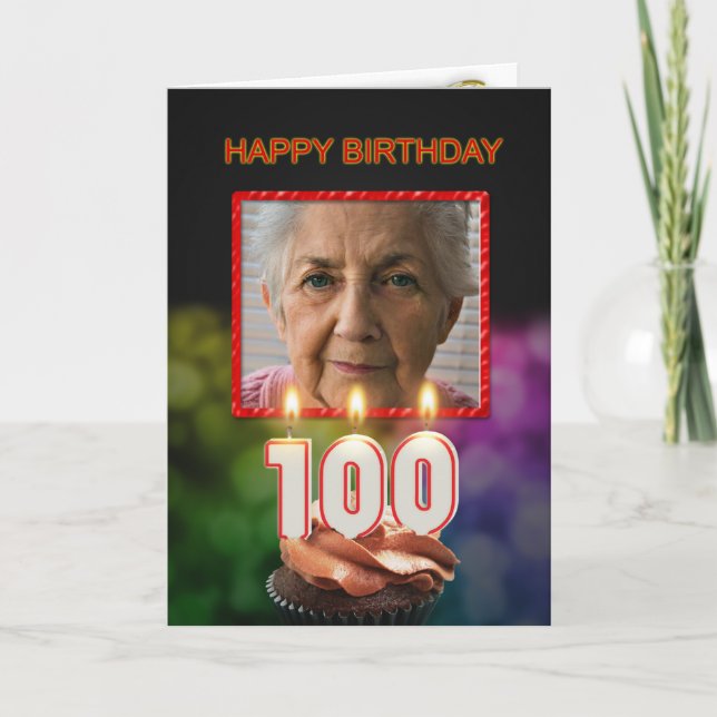 Adicionar uma imagem, 100º cartão de aniversário c (Frente)