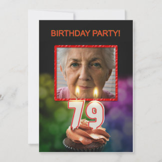 Adicionar uma imagem, 79º Convite de aniversário