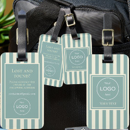 Adicione as faixas da etiqueta de bagagem da sua e