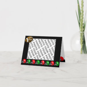 Adicione fotos de feriados felizes Cartão de Futeb