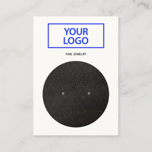 Adicione logotipo preto branco Cartão de visita de