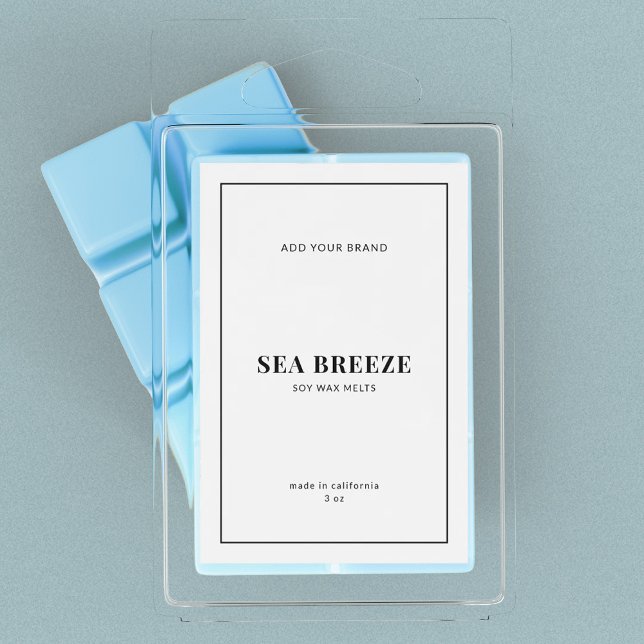 Adicione moderno rótulo de produto de borda preta  (Criador carregado)