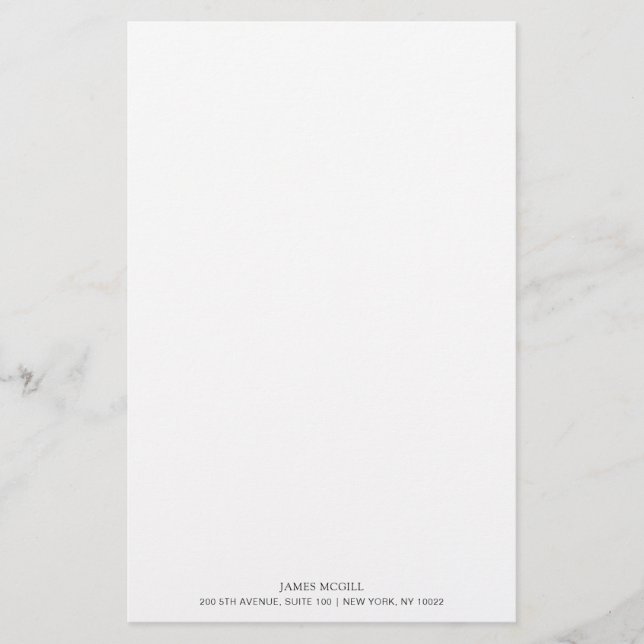 Adicione o logotipo da papelaria comercial (Frente)