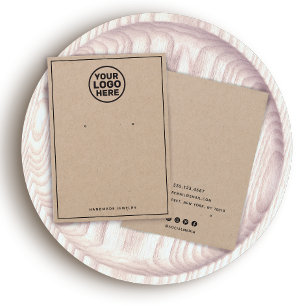 Adicione o logotipo, Kraft, mostrando a placa