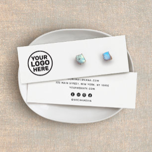 Adicione o logotipo personalizado manuscrito branc