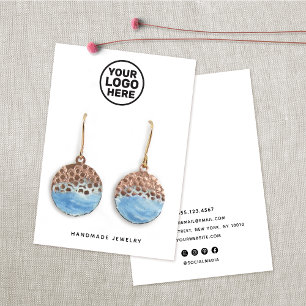 Adicione o logotipo personalizado manuscrito branc