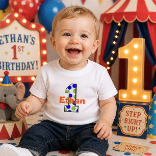 Adicione o nome do seu filho à primeira camisa de