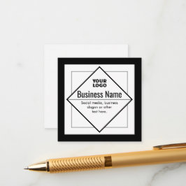 Adicione o seu logotipo ao modelo personalizável