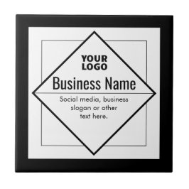Adicione o seu logotipo ao modelo personalizável