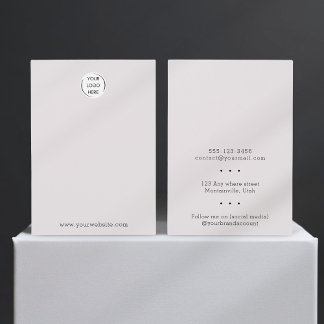 Adicione o seu logotipo Placa de Exibição de Joias