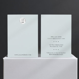 Adicione o seu logotipo Placa de Exibição de Joias