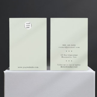 Adicione o seu logotipo Placa de Exibição de Joias